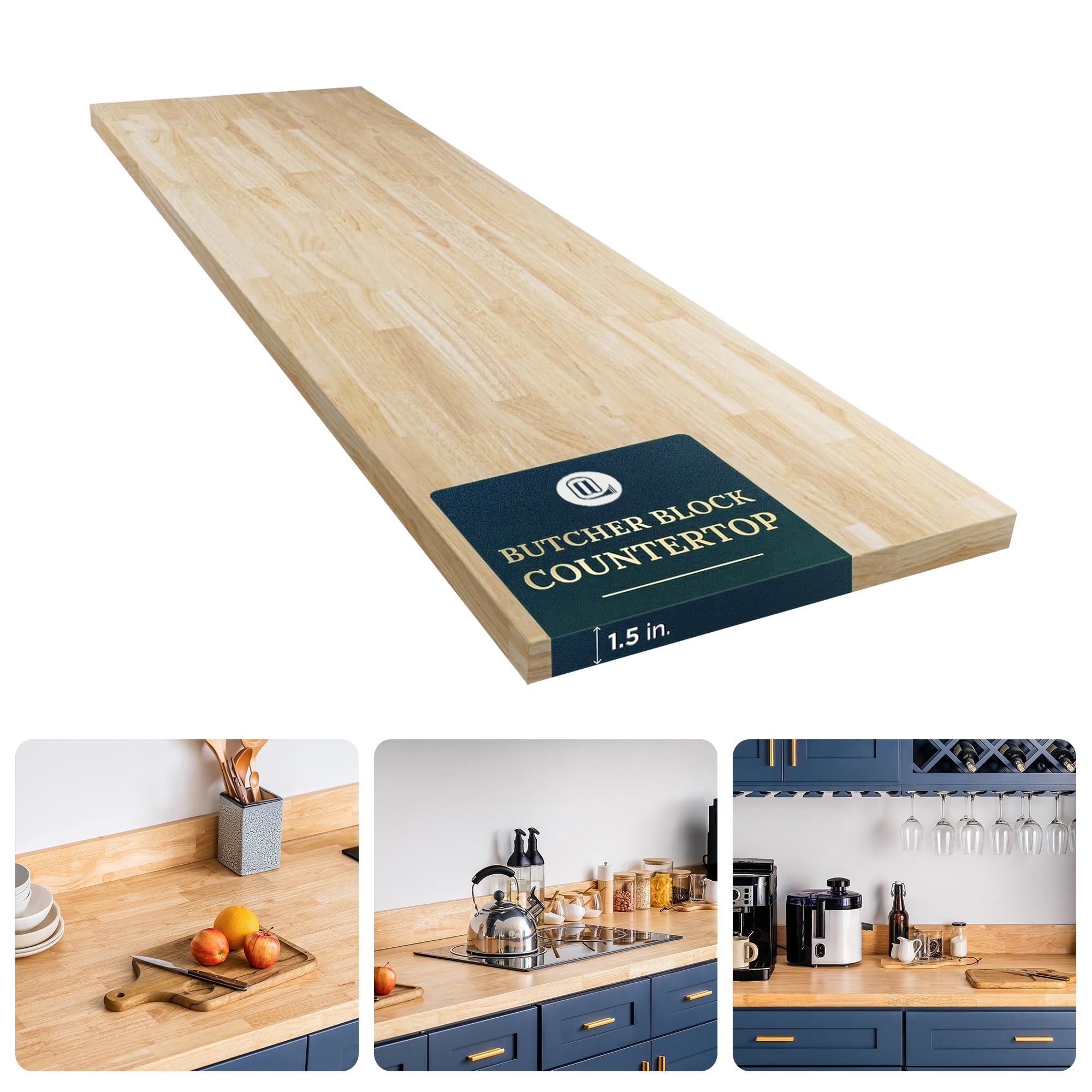 Hevea Butcher Block Counter Top - hover
