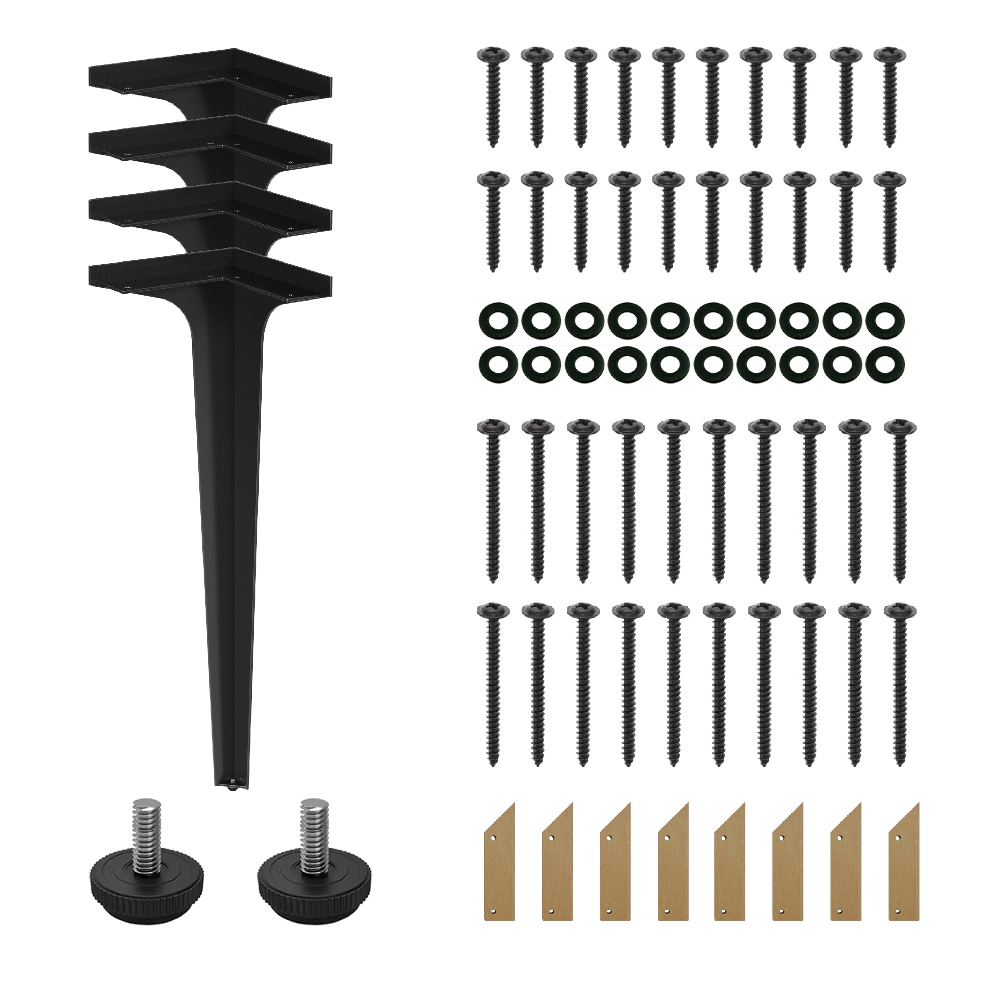 Spade Dining Table Leg - Set of 4