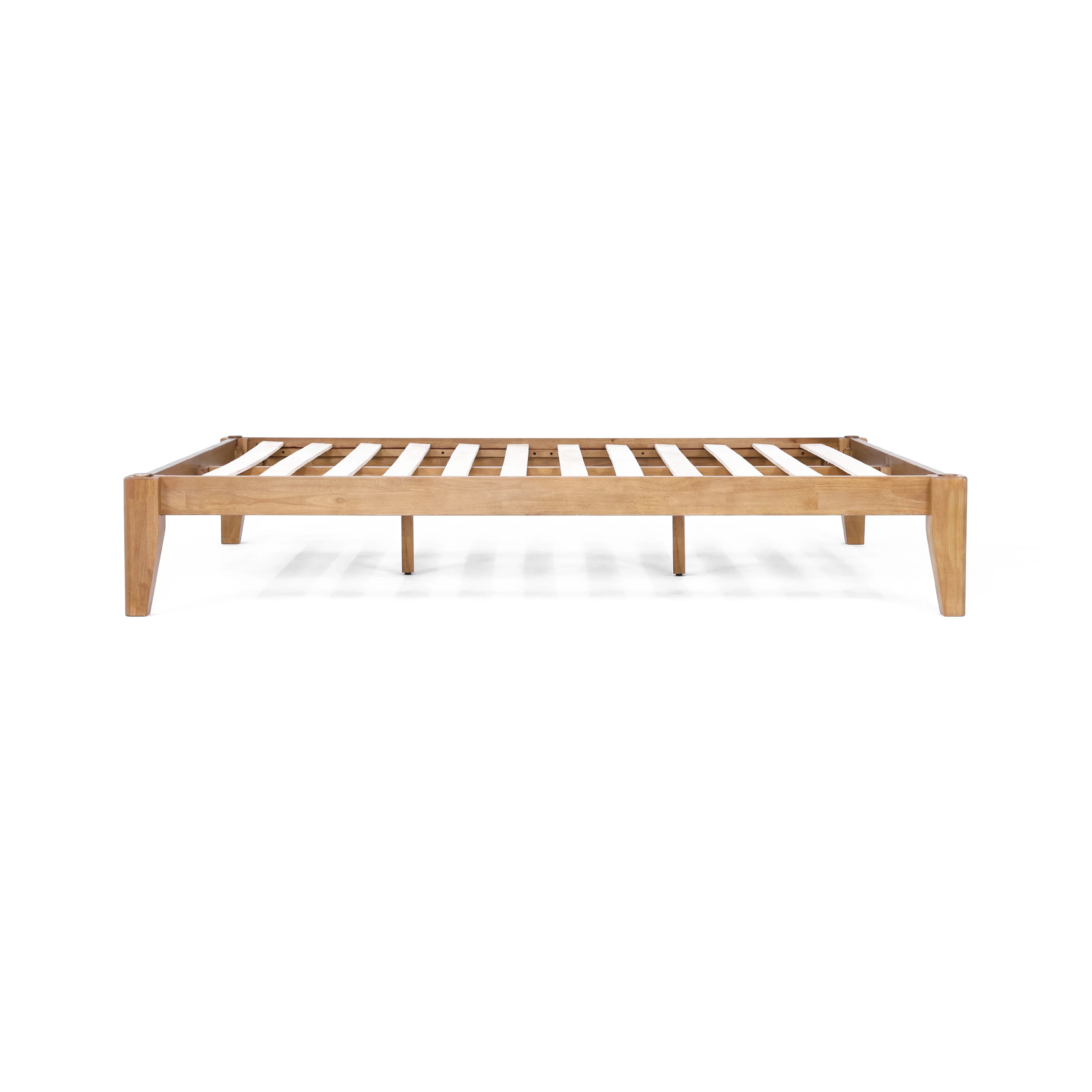 Thor Japanese Joinery Bed Frame (Light Brown Finish) – allforwood
