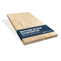 Unfinished 3.ft x 25.in x 1.5 in. Finger-Jointed Hevea Wood Butcher Block Counter Tops (Natural Grain)