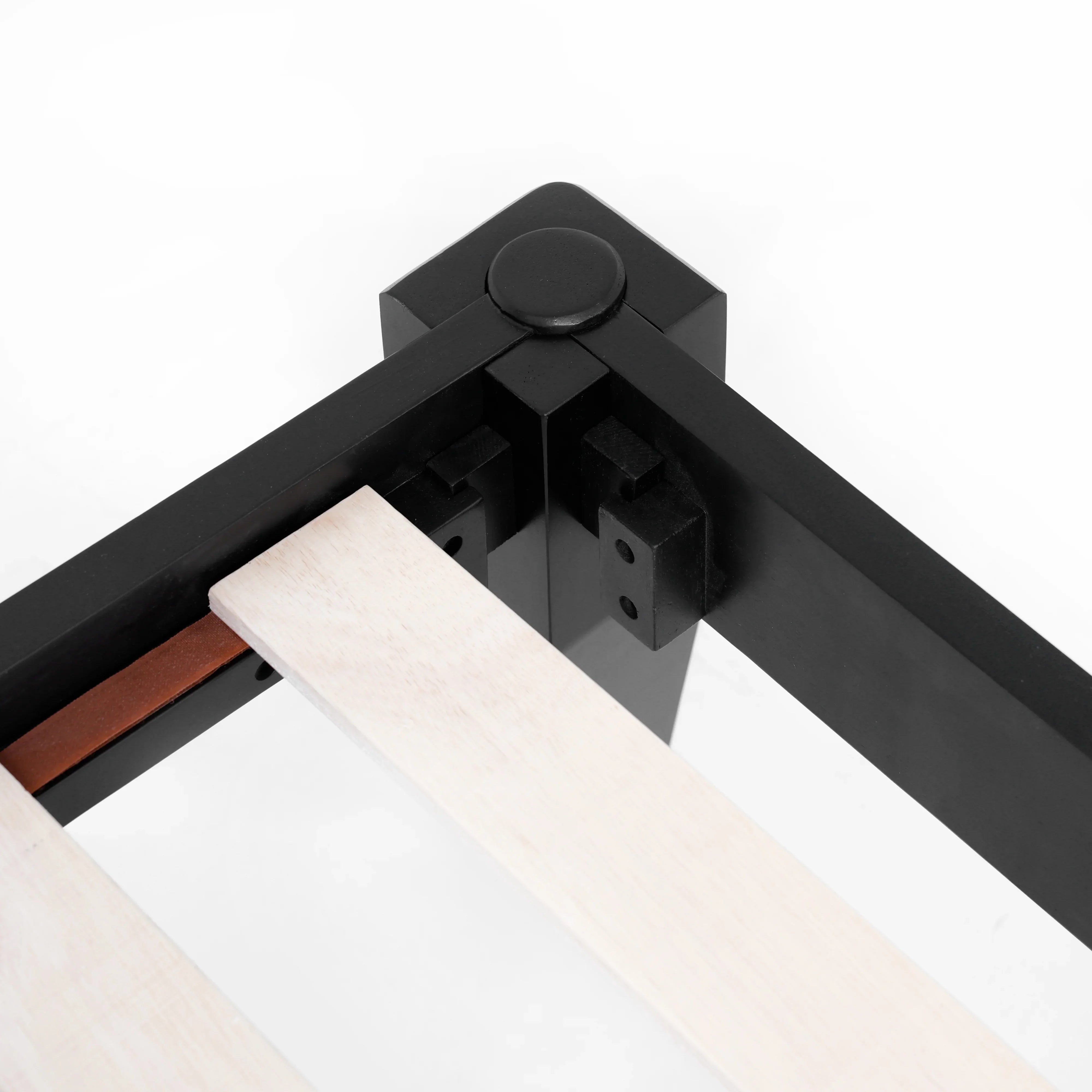 Thor Japanese Joinery Bed Frame (Midnight Charcoal Finish