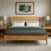 Apollo Mid-Century Modern Bed Frame with Headboard & Drop-N-Lock Joints (Different Finishes)