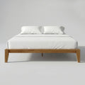 Thor Japanese Joinery Bed Frame with Thorlock Joints (Light Brown Finish)