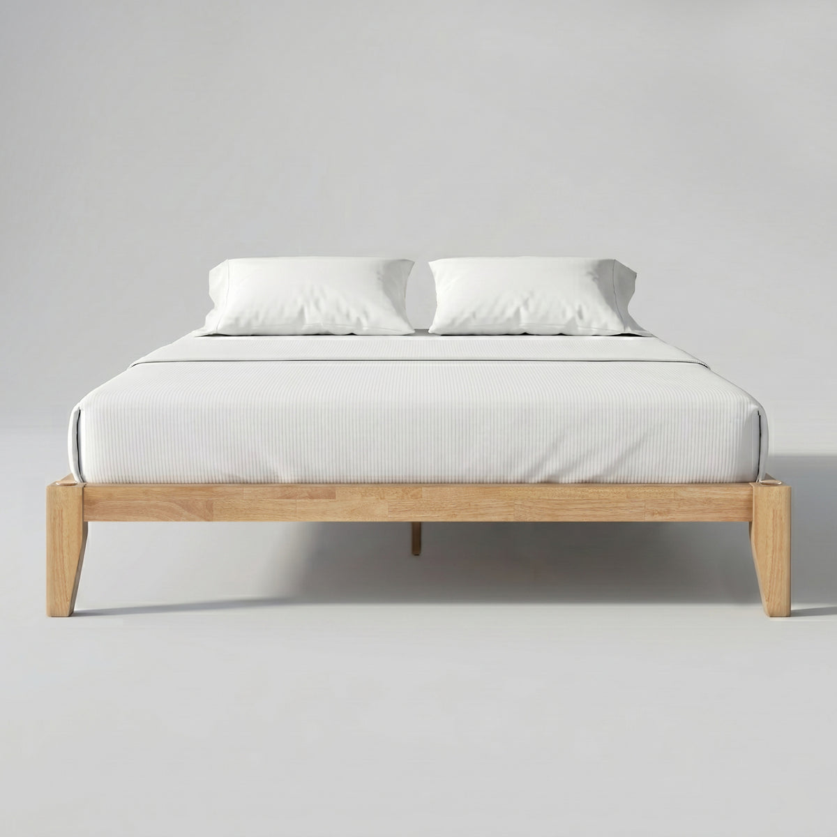 Thor Japanese Joinery Bed Frame (Light Oak Finish) – allforwood