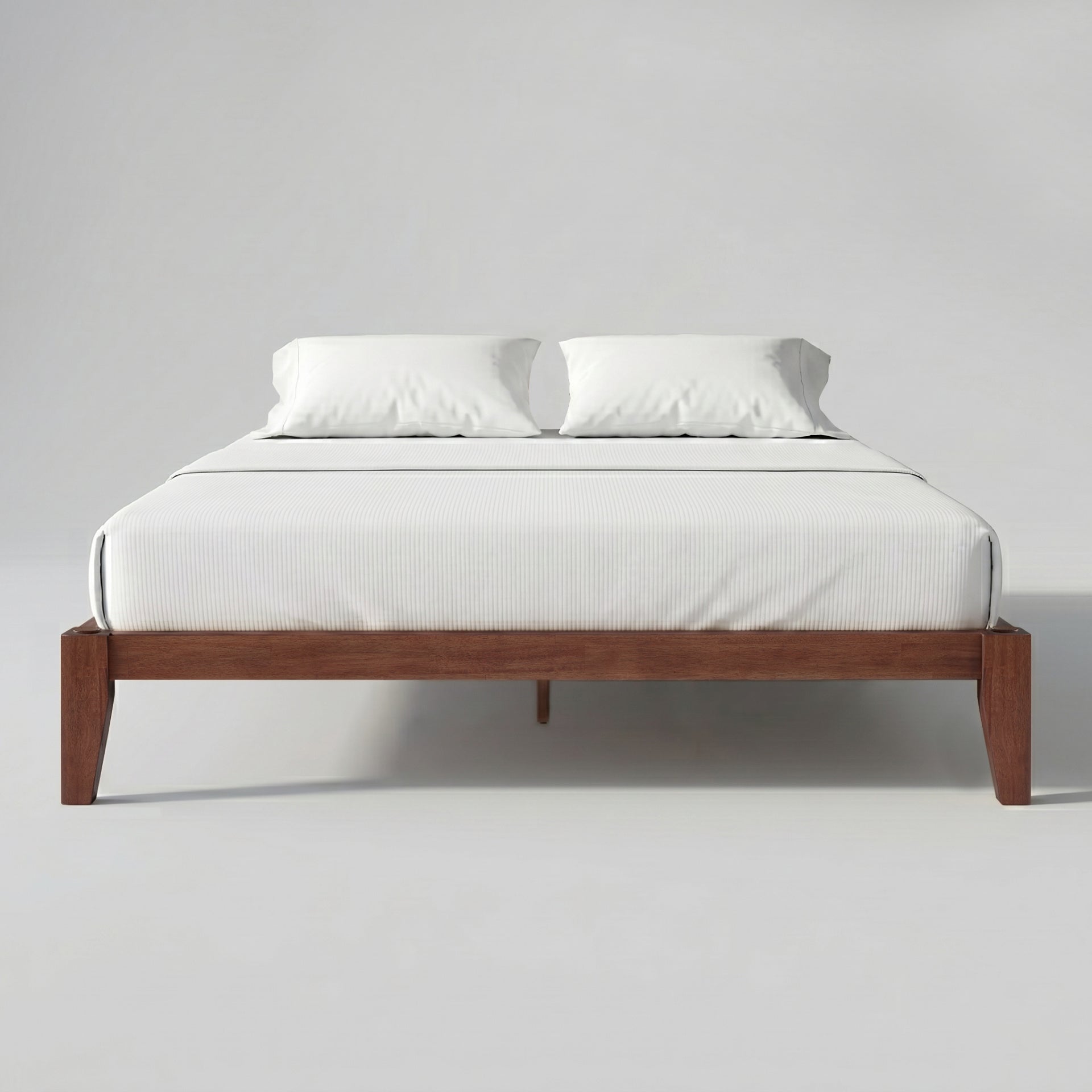Thor Japanese Joinery Bed Frame with Thorlock Joints (Mahogany Finish)