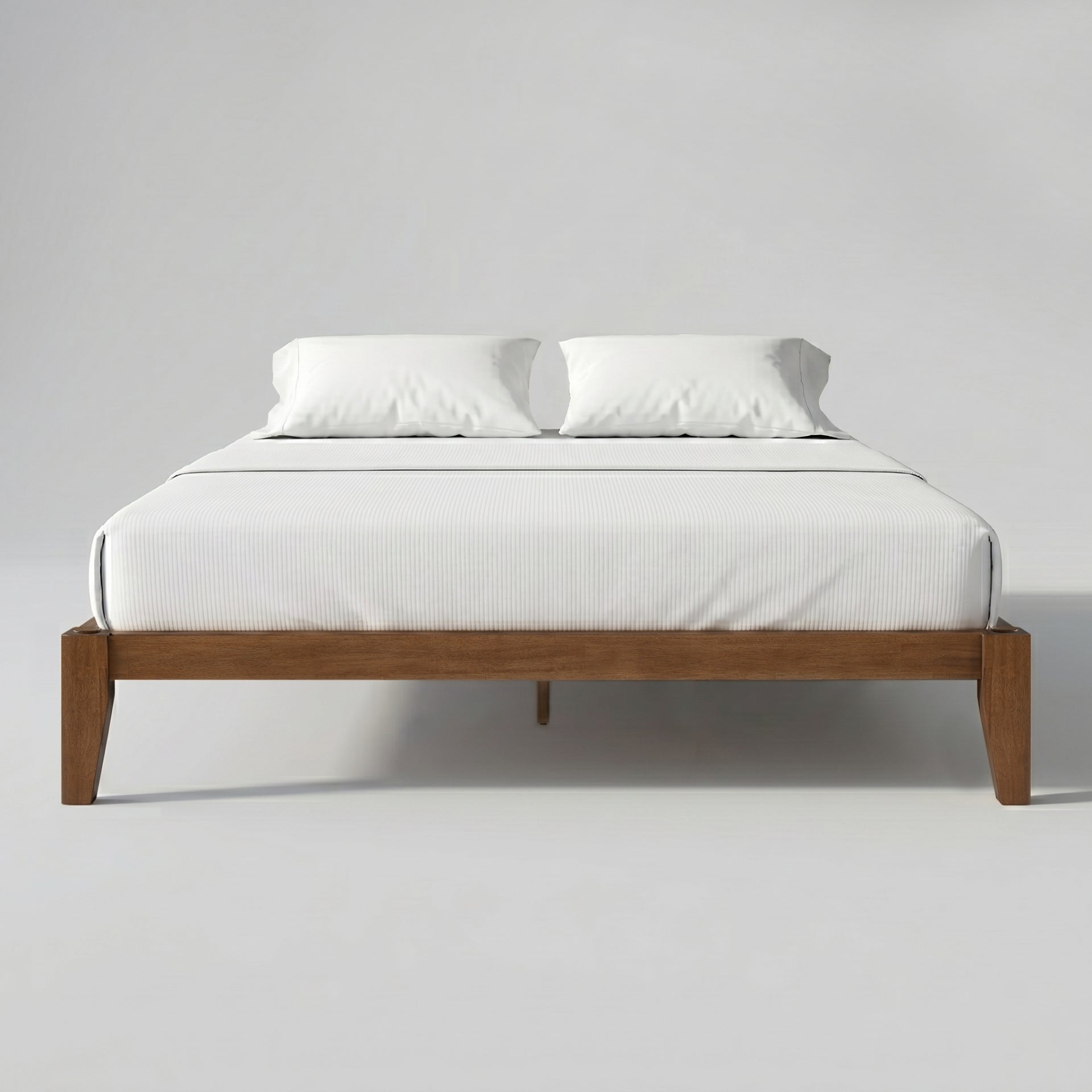 Thor Japanese Joinery Bed Frame with Thorlock Joints (Walnut Finish)