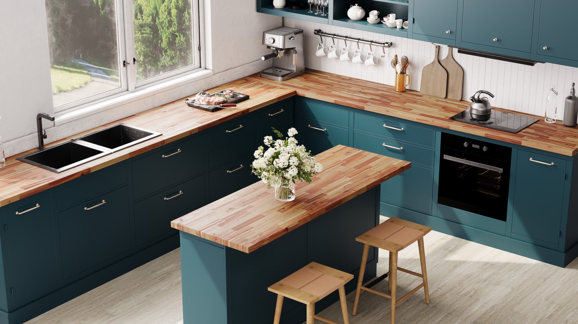 1.5 in. Thick Unfinished Acacia Wood Counter Tops – allforwood