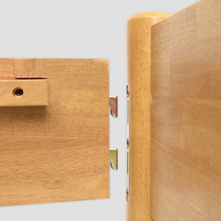 Apollo Mid-Century Modern Bed Frame with Headboard & Drop-N-Lock Joints (Different Finishes)