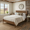 Apollo Mid-Century Modern Bed Frame with Headboard & Drop-N-Lock Joints (Multiple Finishes)