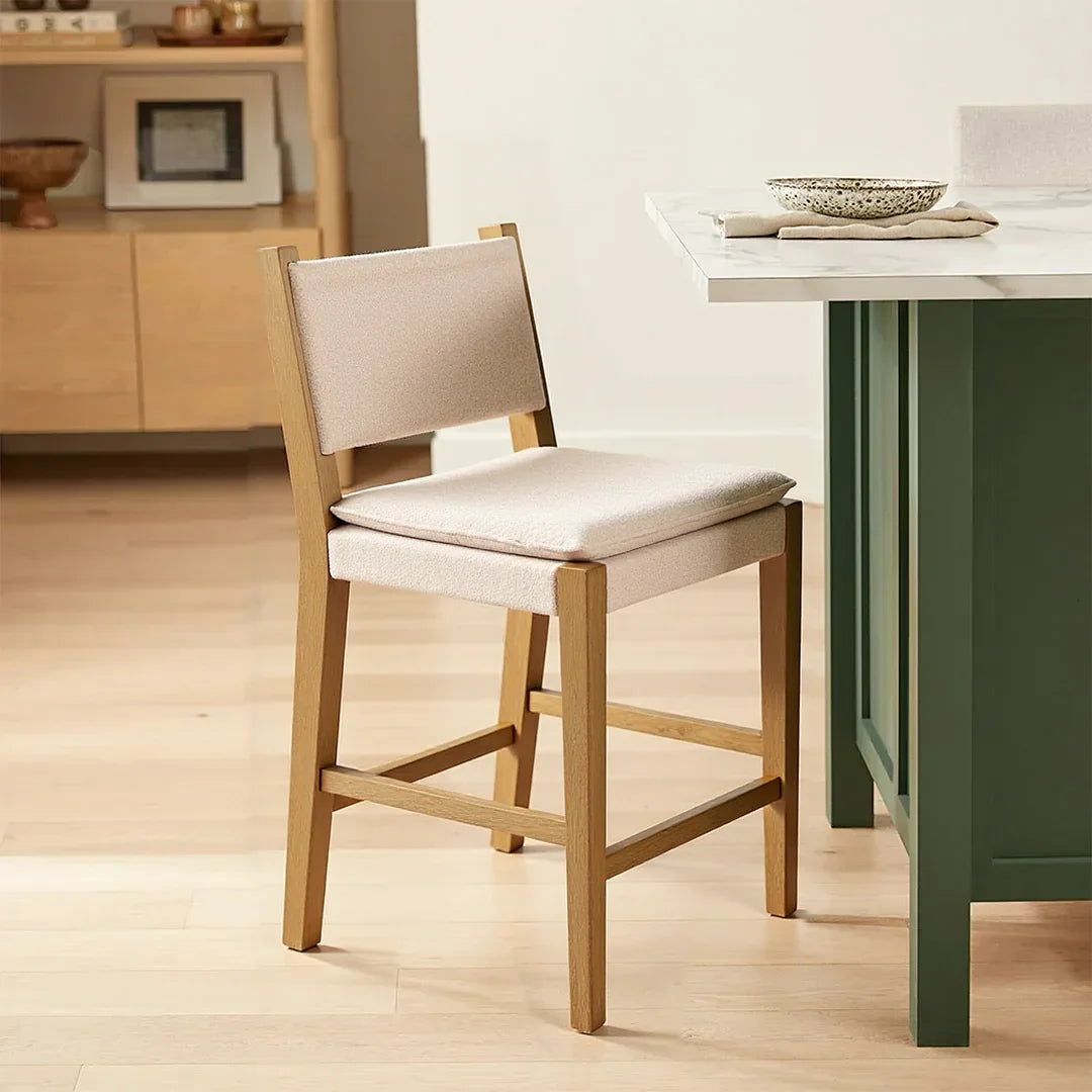 Jayden Solid Wood Counter Stool