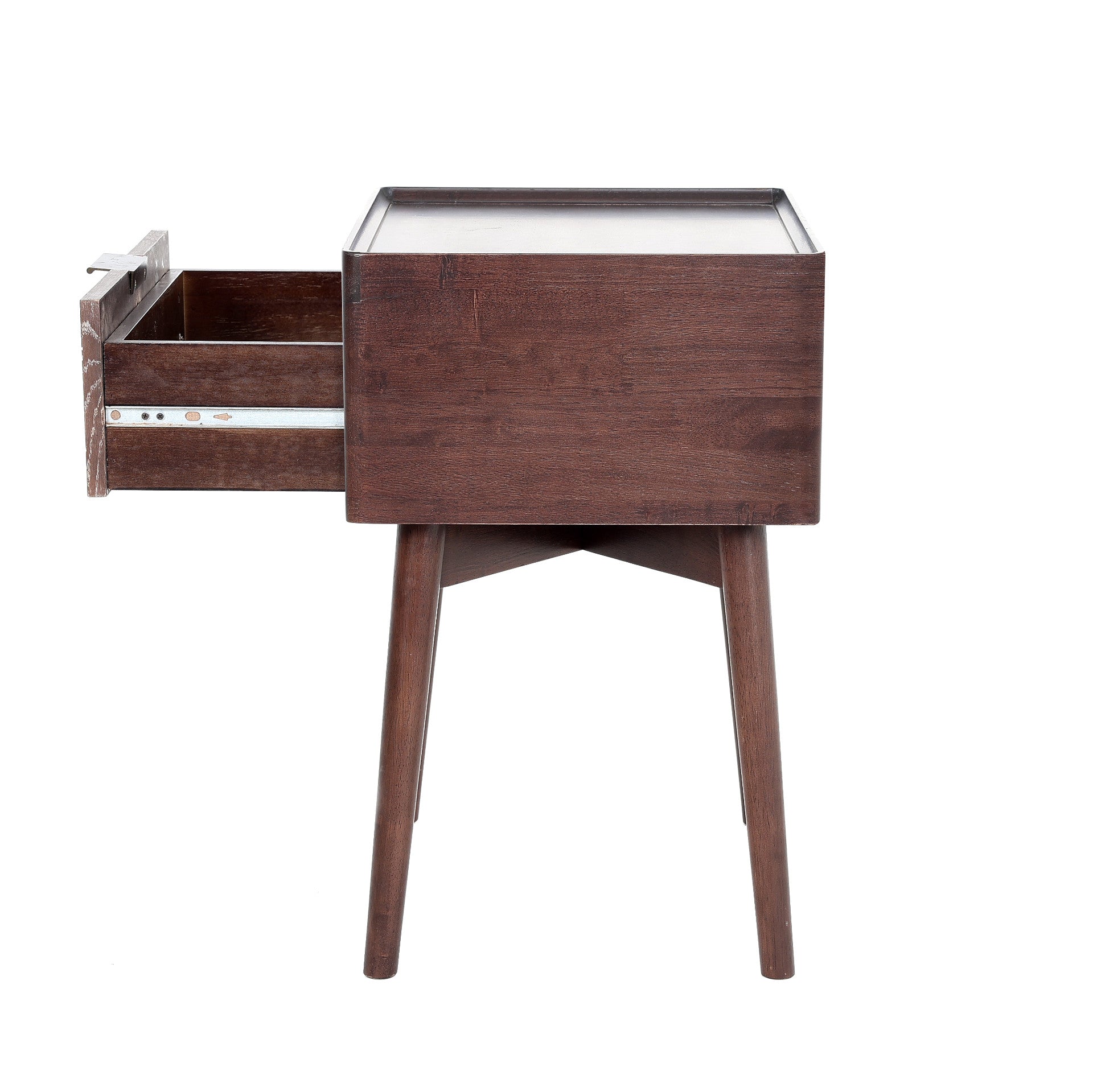 Loki MCM Nightstand & Chevron Drawer (Espresso Finish) – allforwood