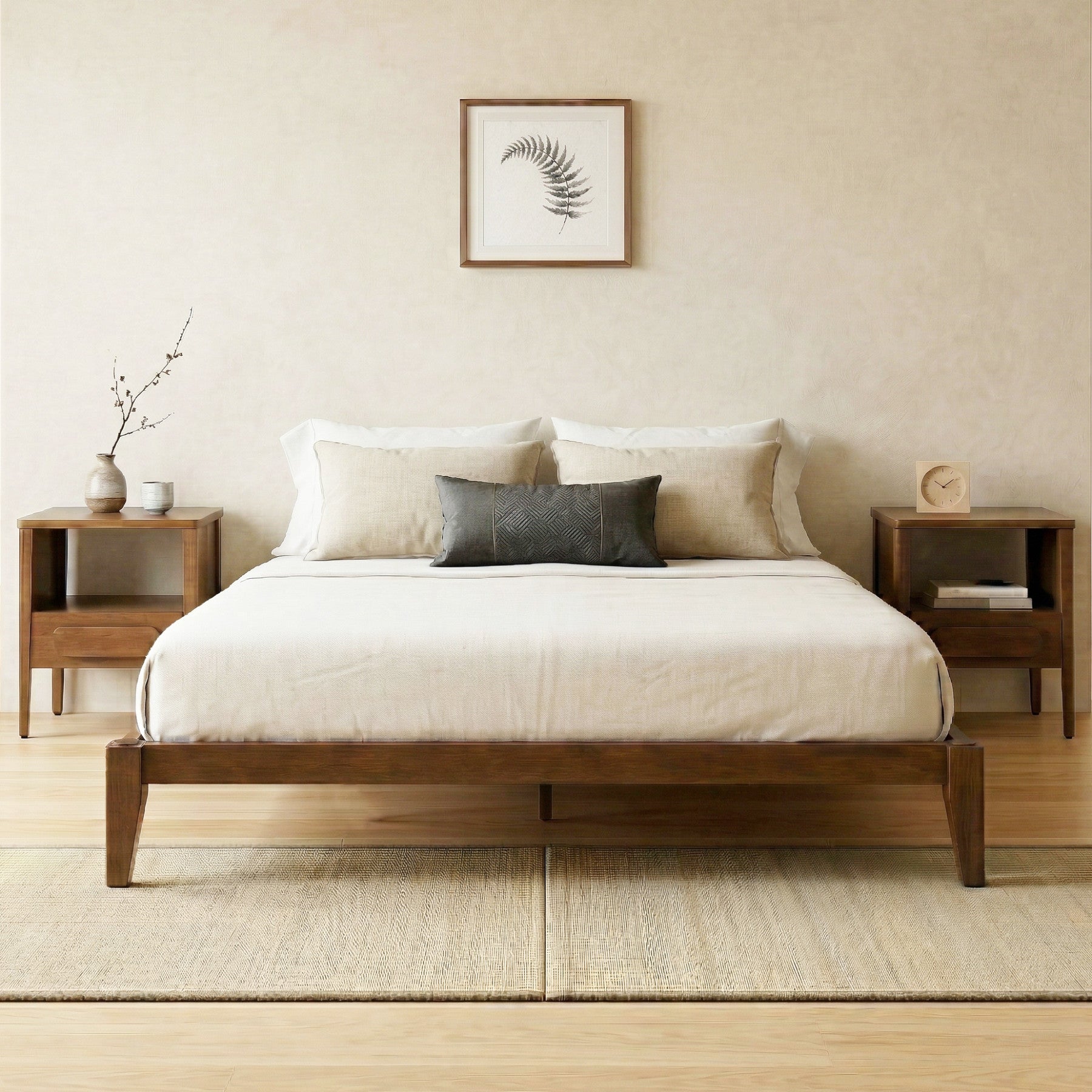 Thor Japanese Joinery Bed Frame with Thorlock Joints & Premium Wood (Multiple Finishes)